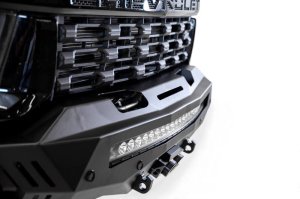 Chevrolet Silverado 2500 Bumper - Front - Addictive Desert Designs - Stealth Fighter - Hammer Black with Satin Black Panels - `20-`27 Chevrolet Silverado 2500 Bumper - Front - Addictive Desert Designs - Stealth Fighter - Hammer Black with Satin Black Panels - `20-`27